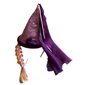Disney Parks Rapunzel Tangled Hat with Braid for Kids‎ Child Costume Dress Up